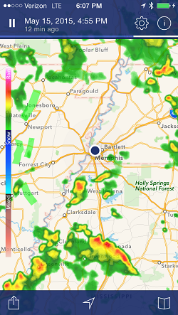 The rain clouds are following Mr. Gabriel De La Vega Jr.