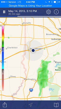 A rain cloud shape like a dog is following Mr. Gabriel De La Vega Jr. from the sky.