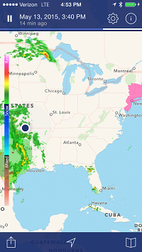 The big picture of Mr. Gabriel De La Vega Jr. facing a major storm system.